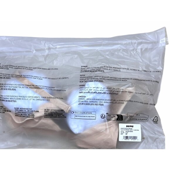 SKIMS SMOOTHING INTIMATES FULL COVERAGE BRA SIZE 32B NWT $56 - Picture 10 of 11